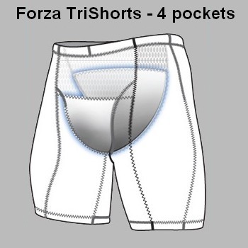 DESOTO DE SOTO Forza Tri Short 4-Pockets
