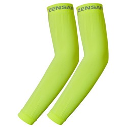 ZENSAH Compression Arm Sleeve - Neon Yellow