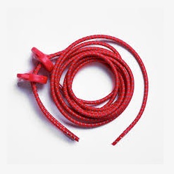 ZONE3 ELASTIC SHOE LACE - RED