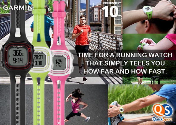 Garmin Forerunner 10 is available on Quick Sport