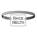 Adjustable elastic belt that holds race bib number.