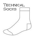 Technical Socks for road, trail & etc